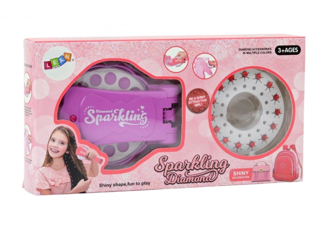 Haar- und Zubehördeko-Set Funkelnder Diamant