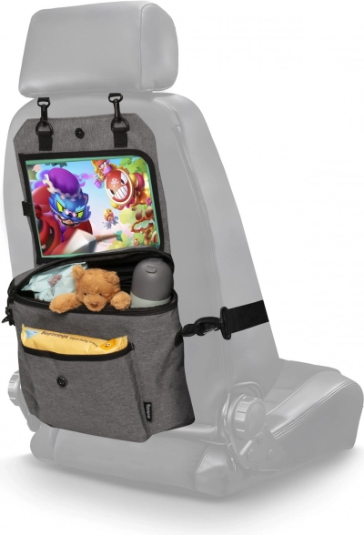 Sitz-Organizer 3-in-1, Grau