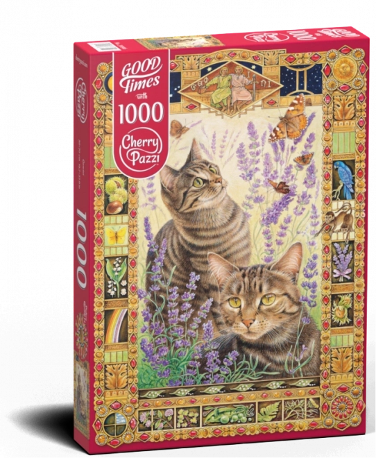 Puzzle Cherry Pazzi Katzen 1000 Teile