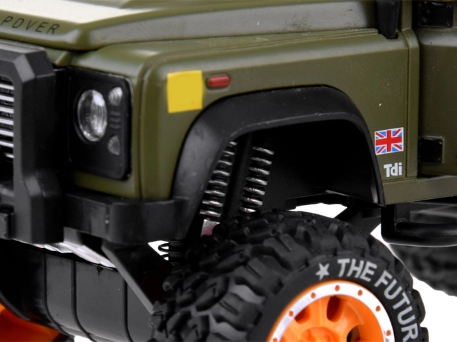 Metall-Geländewagen mit Sound und LED-Lichtern