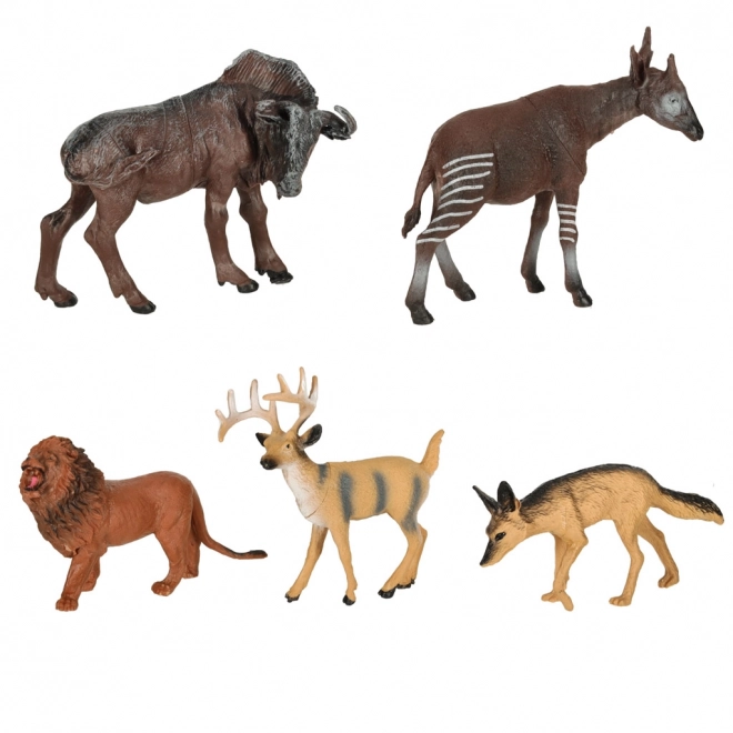 Zoo-Tierfiguren Spielset 19-teilig