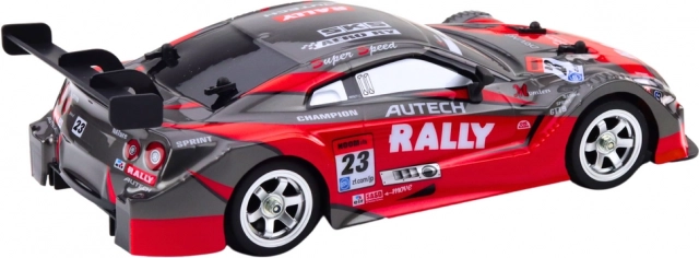 RC-Rennwagen für Drift, rot-schwarz, 30 km/h, 1:16