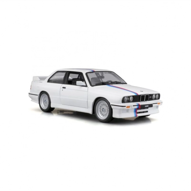 Bburago BMW 3er Serie M3 1988 Weiß Modellauto