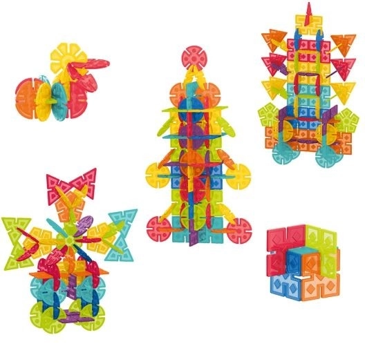 Konstruktionsspielzeug Geometrische Schneeflocken - 224 Teile