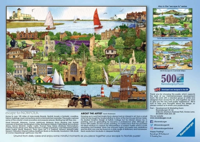 Ravensburger Puzzle Flucht nach Norfolk 500 Teile