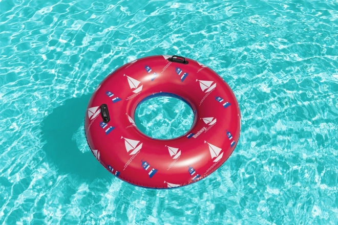 Schwimmring Haie Blau 119 cm – Schiffe und Leuchttürme