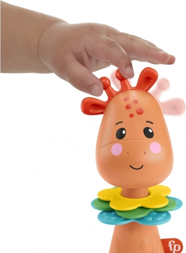 Bunte Ringe, die zum Drehen und Schütteln einladen