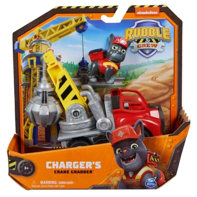 Paw Patrol Rubble Fahrzeug mit Kran