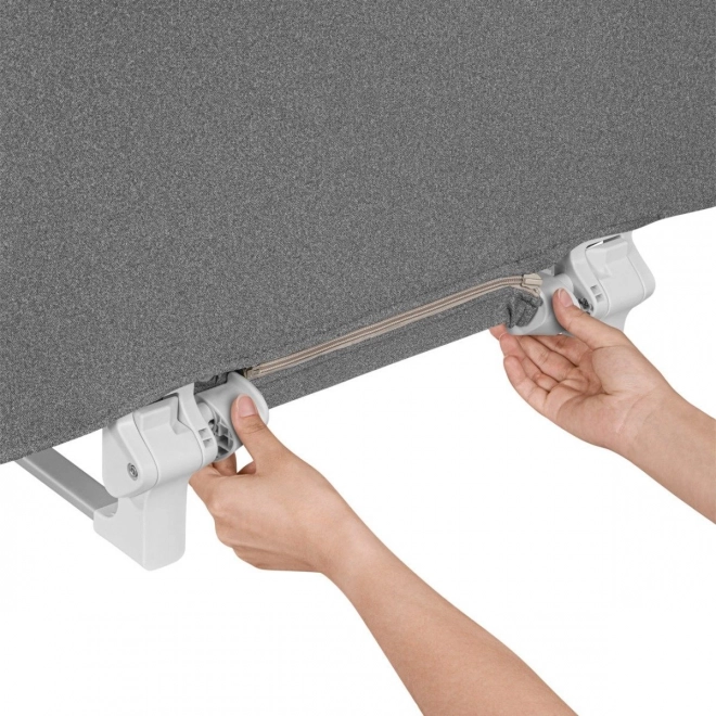 Schutzbarriere für Betten Lionelo Lora Grey Stone