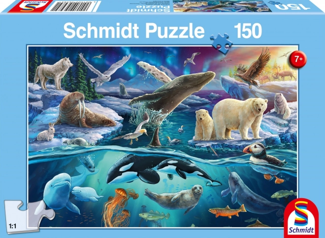 Puzzle Arktische Tiere 150 Teile