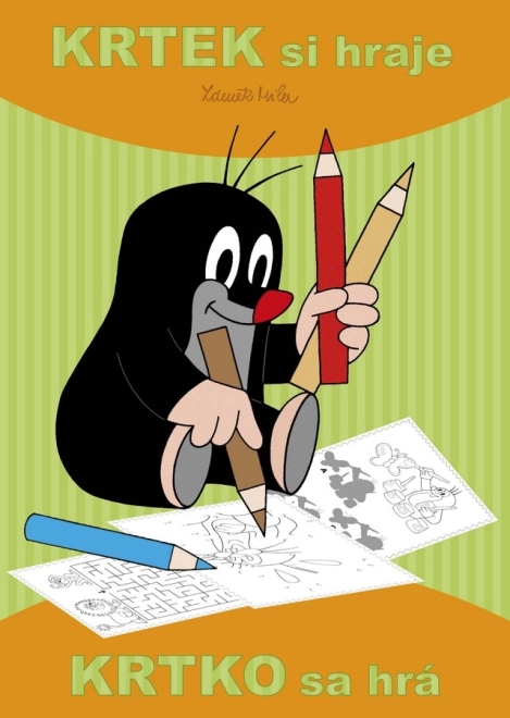 Malbuch Der kleine Maulwurf spielt A4