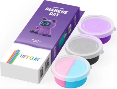 Hey Clay Plastilin Figur Siamkatze