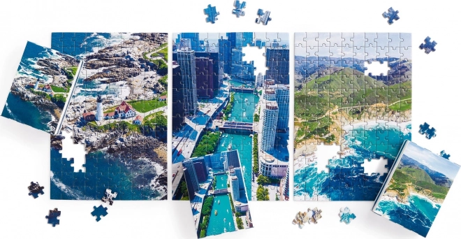 Galison Puzzle Luftaufnahmen USA