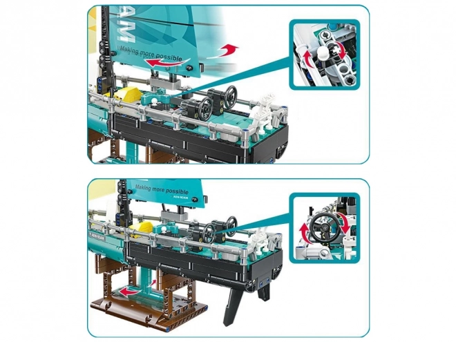 Technik Bausteine Regattayacht