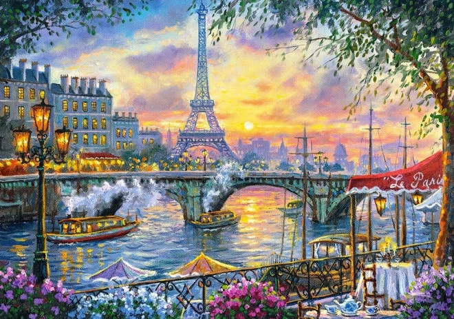 Puzzle Tee-Zeit in Paris 500 Teile