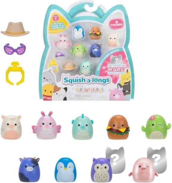 Squish A Long Set mit 8 Figuren W2