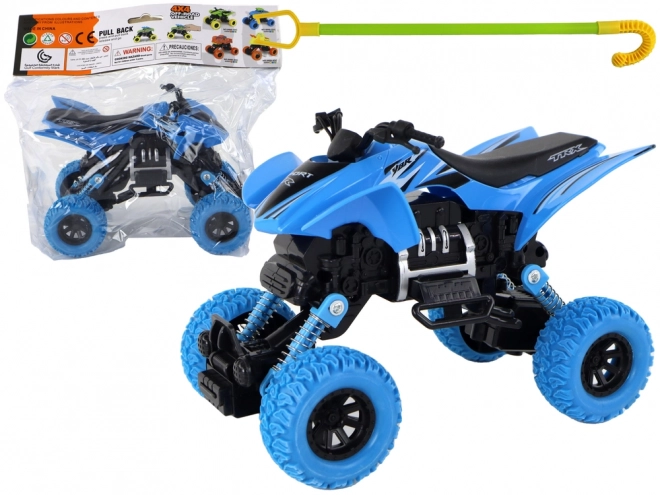 Geländefahrzeug Schiebewerk Quad Blau