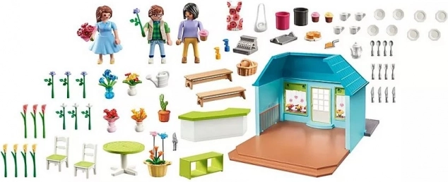 Set mit Figuren Mein Leben Blumenladen