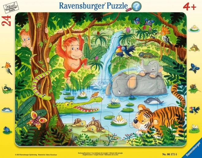 Puzzle Dschungelfreunde 24 Teile