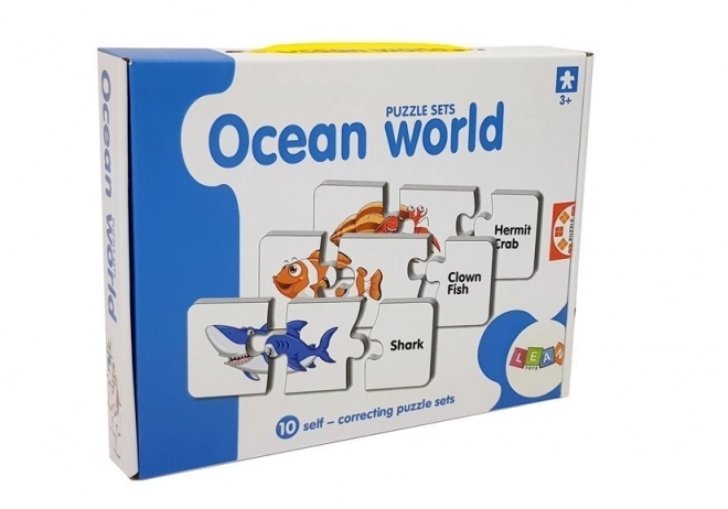 Edukatives Ocean-Welt-Puzzle mit 10 Verbindungen