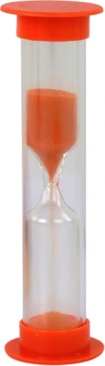 Zeit-Herausforderung mit Sanduhr