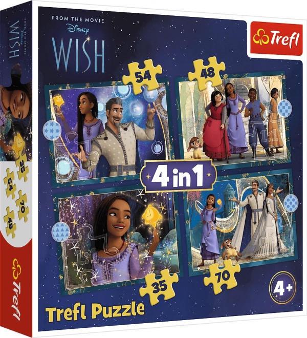 Trefl Puzzle 4-in-1 - Träume Werden Wahr