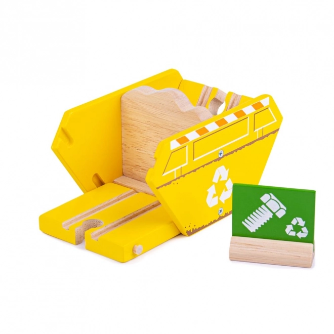 Bigjigs Rail Recyclingkontainer