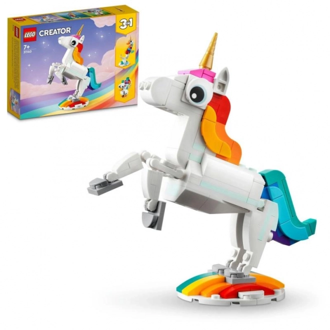 Magisches Einhorn LEGO Creator 3-in-1 Set