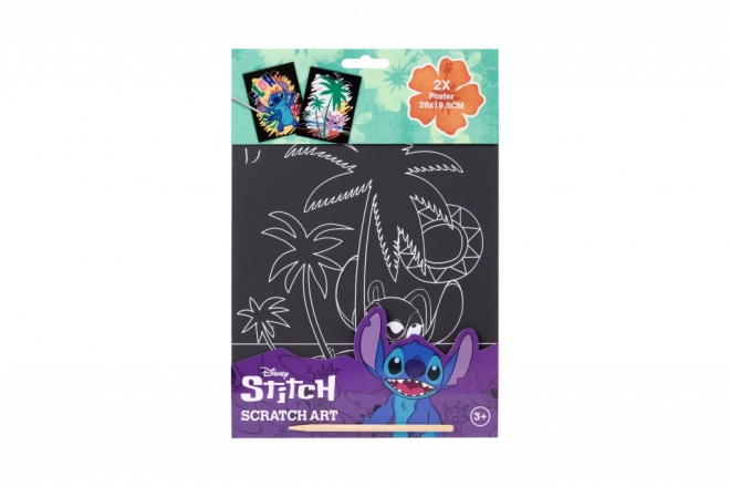 Kratzen Sie Bilder von Stitch für kreativen Spaß