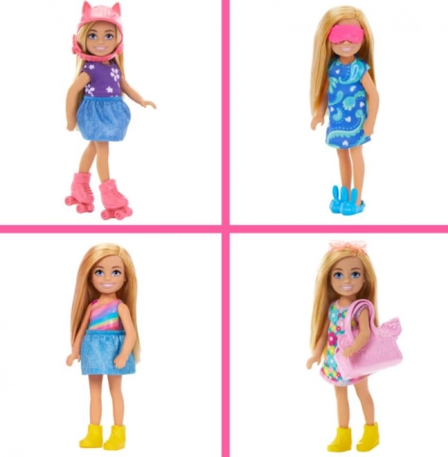 Barbie Chelsea Kleiderschrank Set mit Puppe und 15 Accessoires