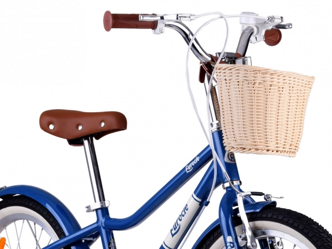 Schönes Stadt-Kinderfahrrad mit Korb 18"