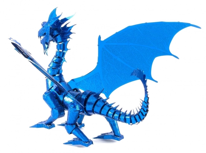 3D Puzzle Blauer Drache von Metal Earth