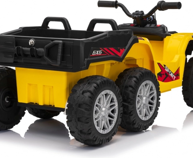 Gelbes sportliches Kinder-Quad TX ATV