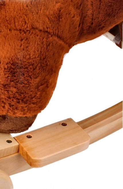 Schaukelpferd mit Sitz und Rädern