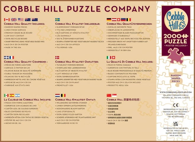 Puzzle Nationalparks USA 2000 Teile