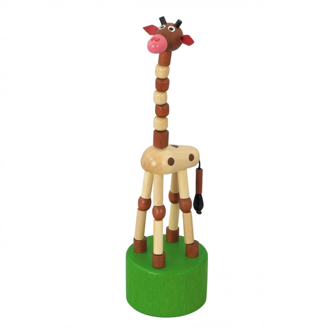 Holzspielzeug Druckfigur Giraffe