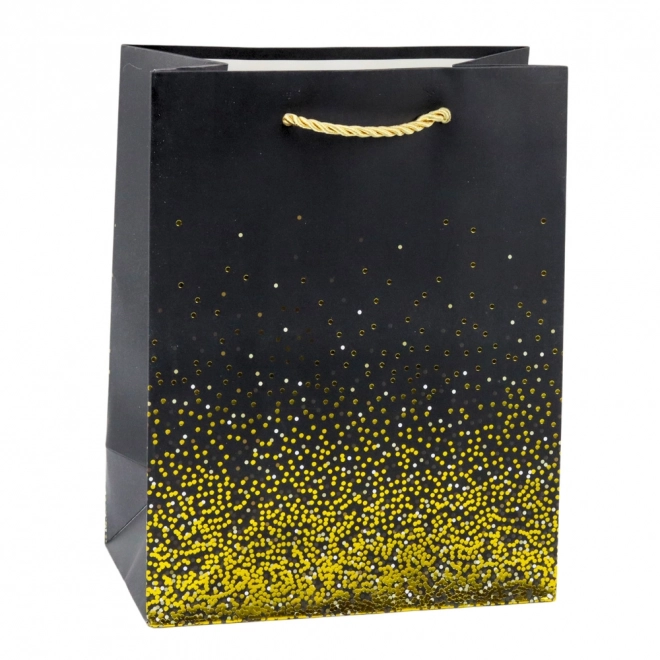 Geschenktasche mit glitzerndem Farbverlauf