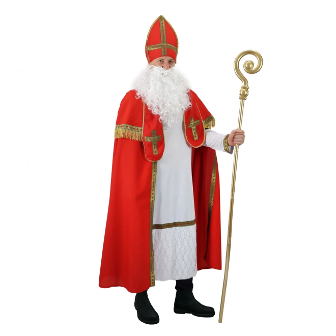 Exklusiv Kostüm Sankt Nikolaus für Erwachsene