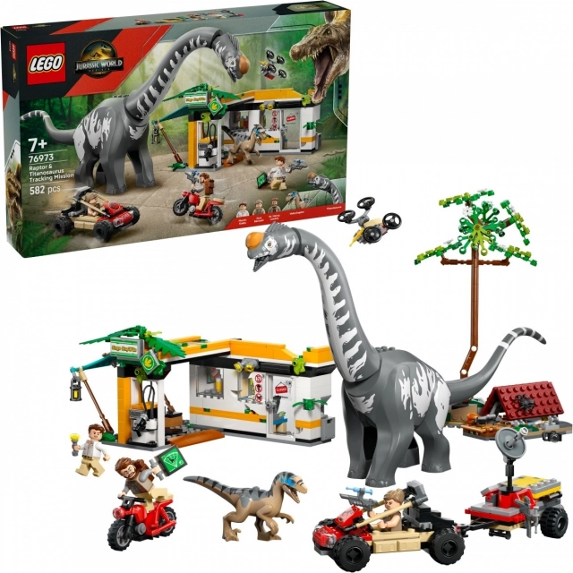 LEGO Jurassic World Auf den Spuren des Titanosaurus und Raptors