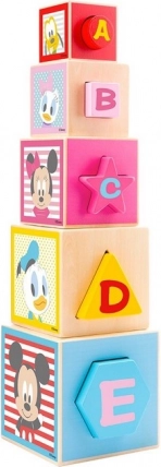 Holzpyramide Einleger Mickey