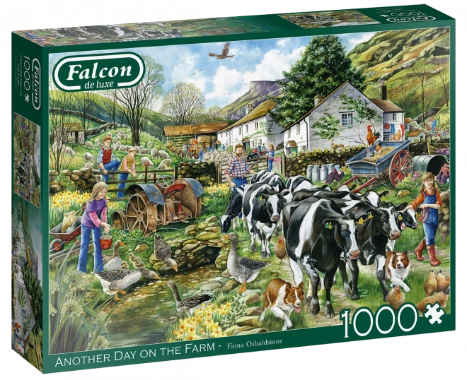 Falcon Puzzle Ein weiterer Tag auf dem Bauernhof 1000 Teile