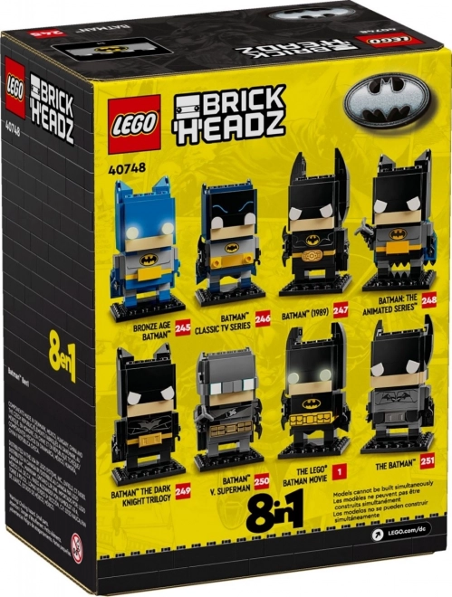 Klocki LEGO BrickHeadz - Batman 8-in-1