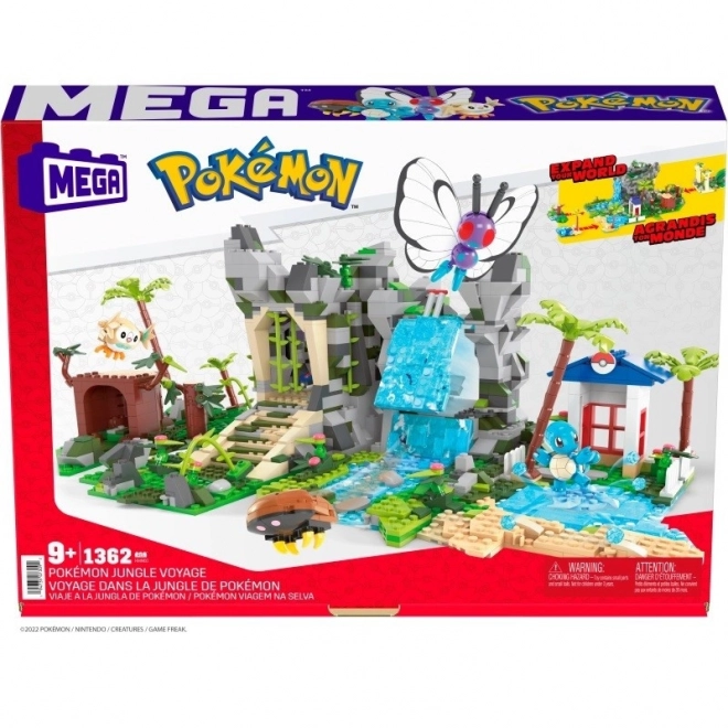 1362 Ziegelsteine Mega Pokémon Abenteuer im Dschungel