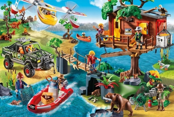 SCHMIDT Puzzle Playmobil Baumhaus 150 Teile