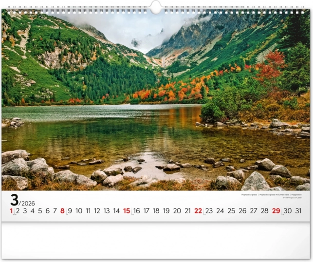 Wandkalender Magische Tatra 2026