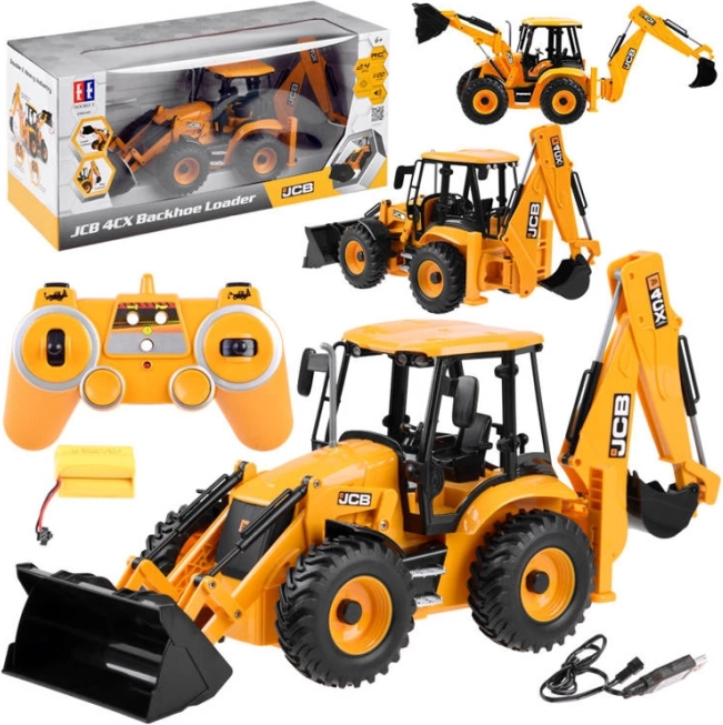 Großer RC-Traktor – Bulldozer und Lader JCB 1:20