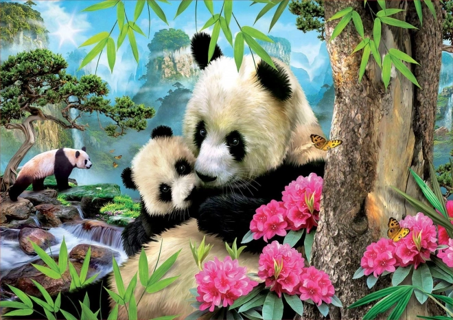 Educa Puzzle Panda mit Jungtier 1000 Teile