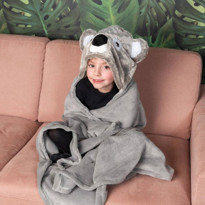 Kapuze mit Koala und Taschen mit Pfoten