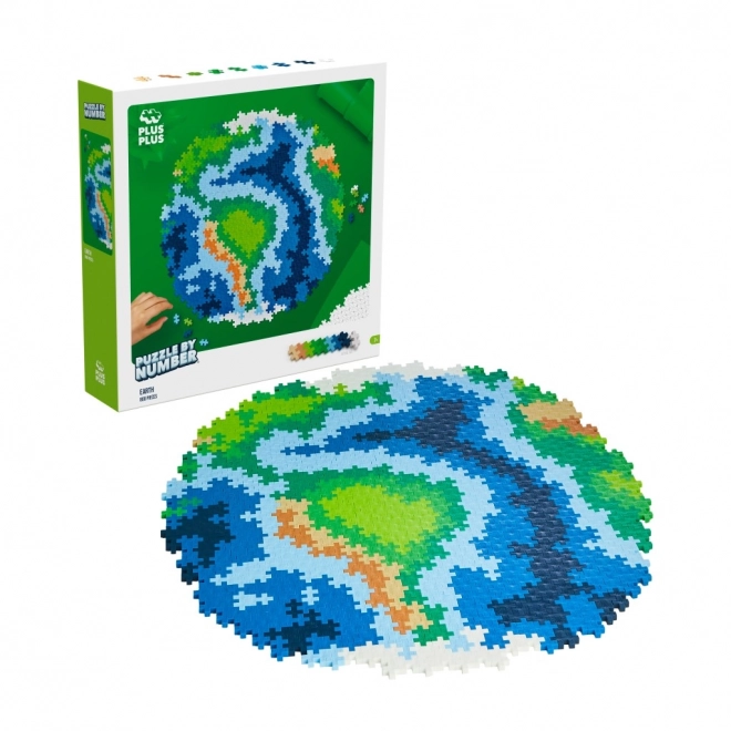 Plus-Plus Puzzle Nach Zahlen Erde 800 Teile