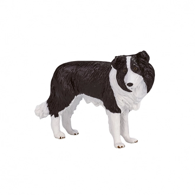 Realistische Border Collie Figur